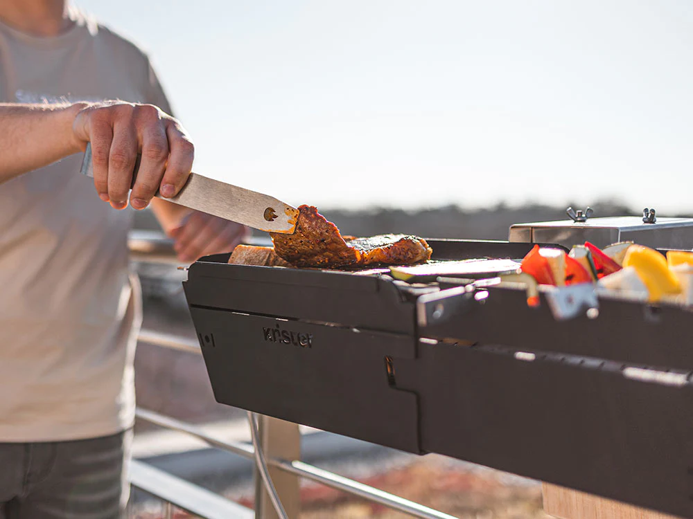 Grillen mit der Knister Grillzange