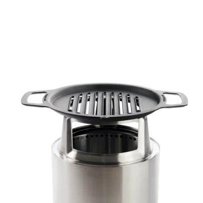 Solo Stove RANGER GRILL TOP + HUB Gusseisen-Grillrost mit Aufsatz