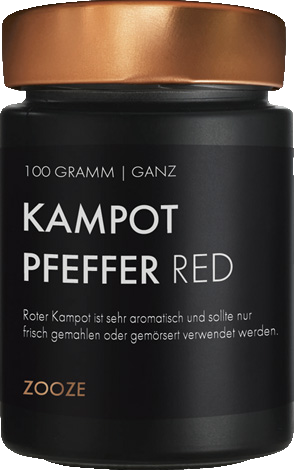 Produktbild Zooze Kampot Pfeffer rot, 100g