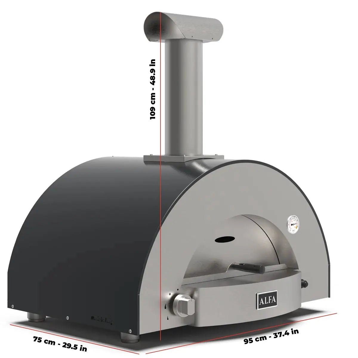 Alfa Forni Classico 2 Pizze, Gas/Hybrid, Grau - Grillstar.deAlfa Forni Classico 2 Pizze, Gas/Hybrid, GrauAlfa ForniGrillstar.de