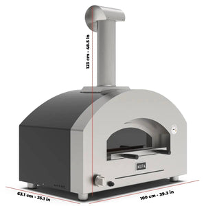 Alfa Forni Futuro 2 Pizze, Gas/Hybrid, Silber Schwarz - Grillstar.deAlfa Forni Futuro 2 Pizze, Gas/Hybrid, Silber SchwarzPizzaofenAlfa ForniGrillstar.de