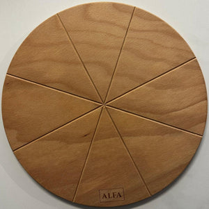 Alfa Pizza Schneidebrett aus Buchenholz Ø 34cm - Grillstar.deAlfa Pizza Schneidebrett aus Buchenholz Ø 34cmAlfa ForniGrillstar.de