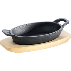 All`Grill Gusseisenpfanne, mit Holzuntersetzer oval - Grillstar.deAll`Grill Gusseisenpfanne, mit Holzuntersetzer ovalALL'GRILLGrillstar.de970506463523