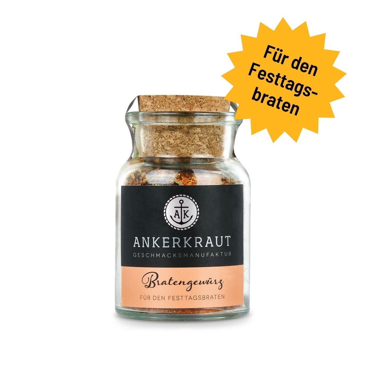 Ankerkraut Bratengewürz, 90g Korkenglas - Grillstar.deAnkerkraut Bratengewürz, 90g KorkenglasAnkerkrautGrillstar.de42603478933834260347893383