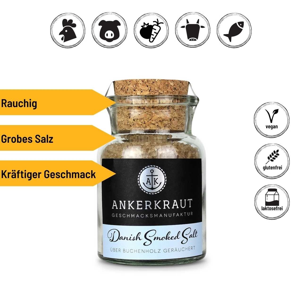 Ankerkraut Danish Smoked Salt - Grillstar.deAnkerkraut Danish Smoked SaltAnkerkrautGrillstar.de42603478943594260347894359