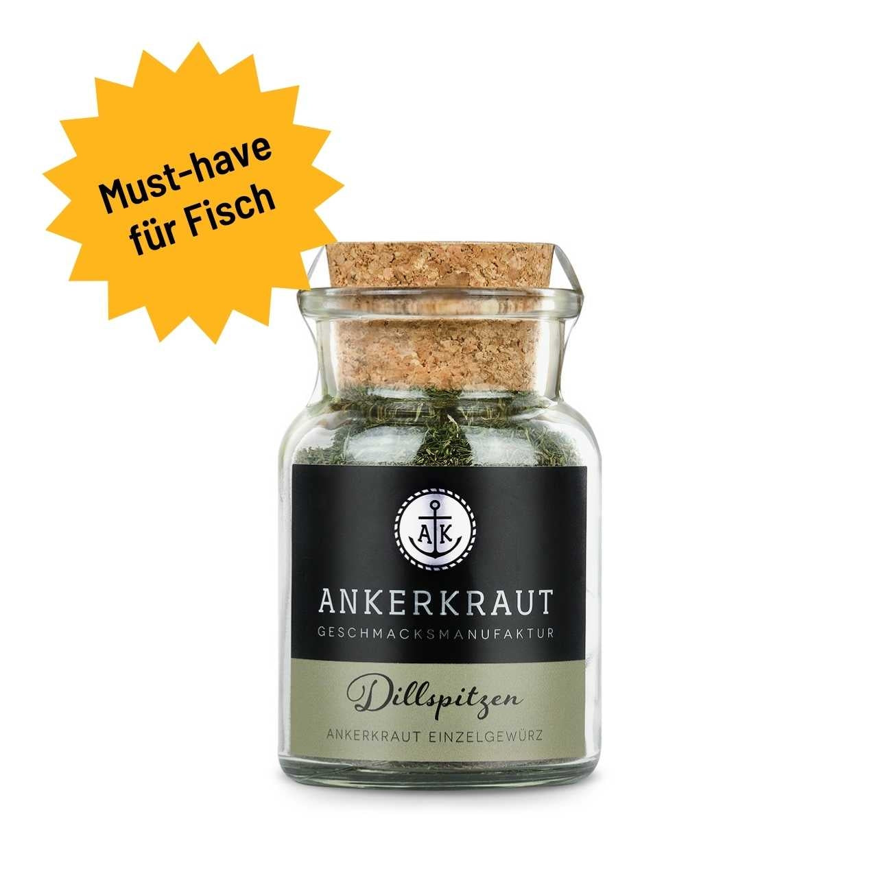 Ankerkraut Dillspitzen, 30g Korkenglas