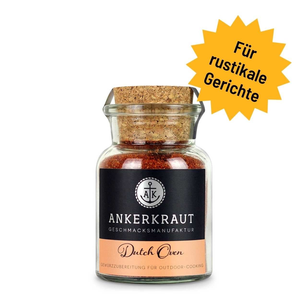 Ankerkraut Dutch Oven Gewürz, 90g Korkenglas - Grillstar.deAnkerkraut Dutch Oven Gewürz, 90g KorkenglasAnkerkrautGrillstar.de42603478967424260347896742