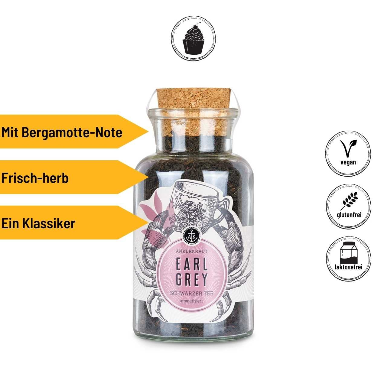 Ankerkraut Earl Grey - schwarzer Tee