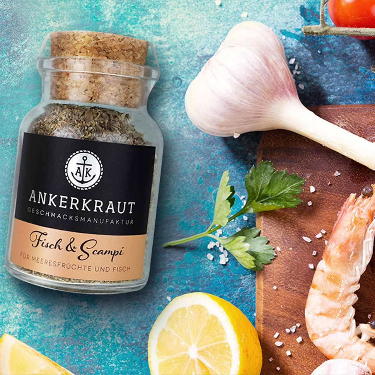 Ankerkraut Fisch & Scampi, 70g Korkenglas