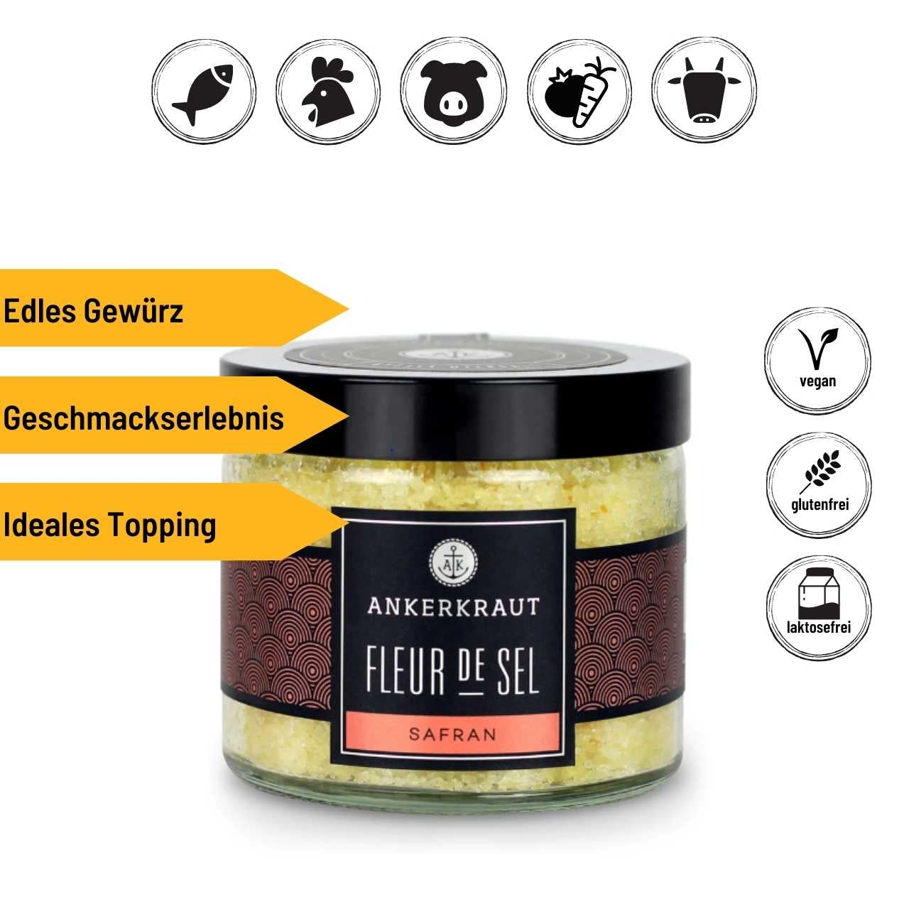 Ankerkraut Fleur de Sel - Safran