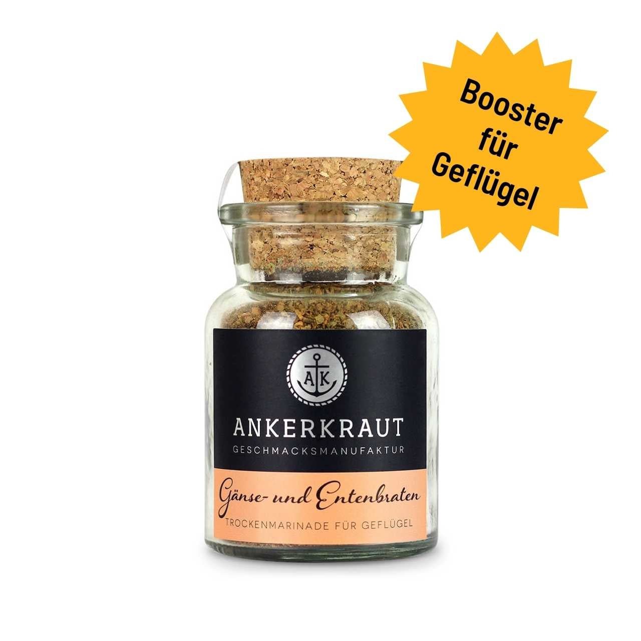 Ankerkraut Gänse - & Entenbraten, 95g Korkenglas - Grillstar.deAnkerkraut Gänse - & Entenbraten, 95g KorkenglasAnkerkrautGrillstar.de42603478938574260347893857