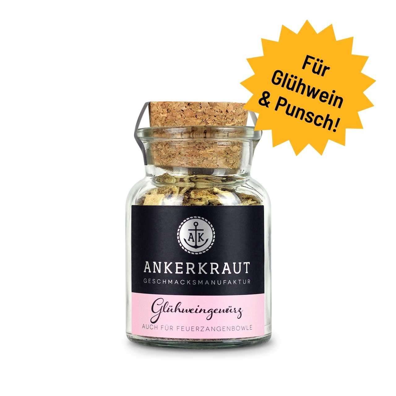 Ankerkraut Glühweingewürz, 60g Korkenglas