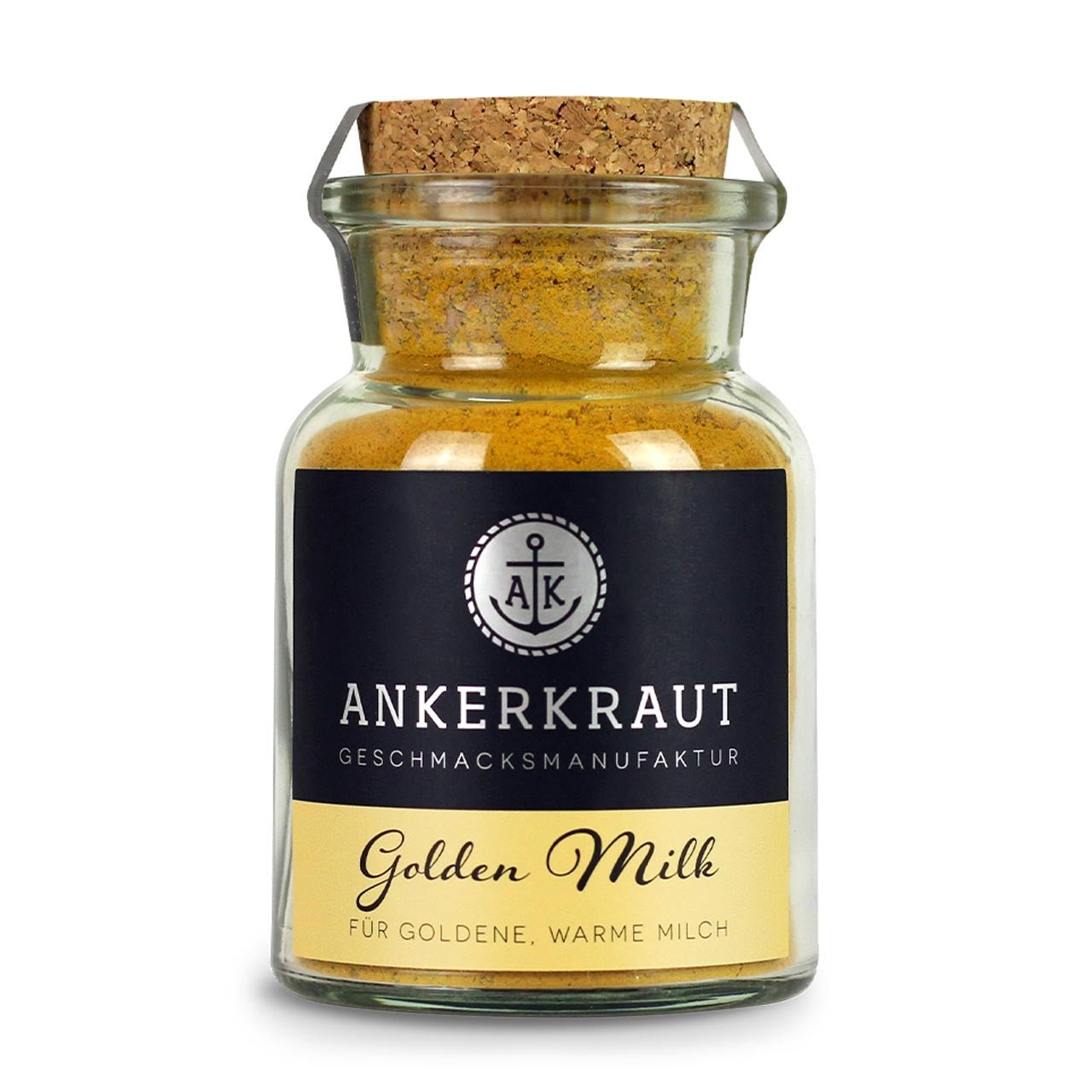 Ankerkraut Golden Milk, 75g Korkenglas - Grillstar.deAnkerkraut Golden Milk, 75g KorkenglasAnkerkrautGrillstar.de42603478990334260347899033