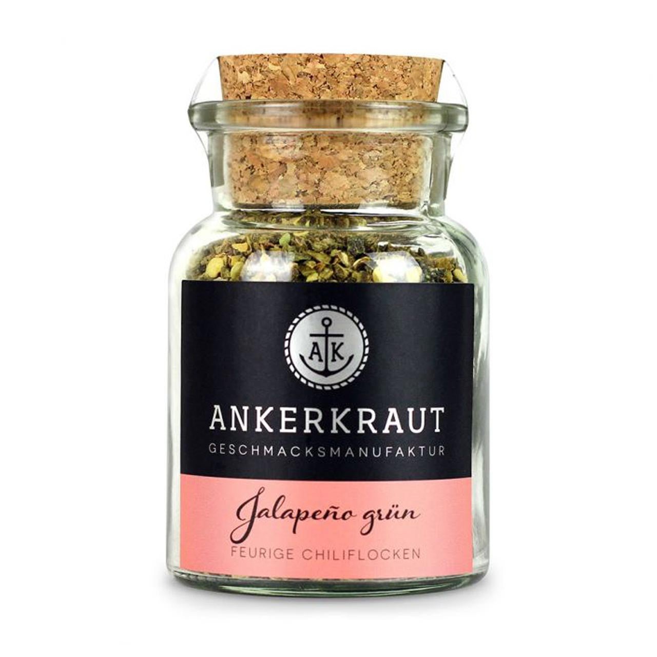 Ankerkraut grüne Jalapeño, 45g Korkenglas - Grillstar.deAnkerkraut grüne Jalapeño, 45g KorkenglasAnkerkrautGrillstar.de42603478900784260347890078