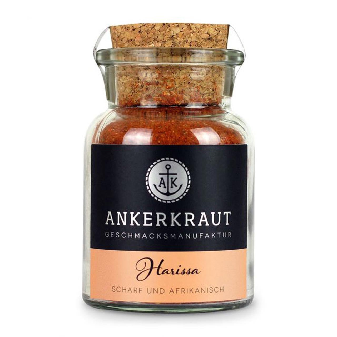 Ankerkraut Harissa, 90g Korkenglas - Grillstar.deAnkerkraut Harissa, 90g KorkenglasAnkerkrautGrillstar.de42603478941514260347894151