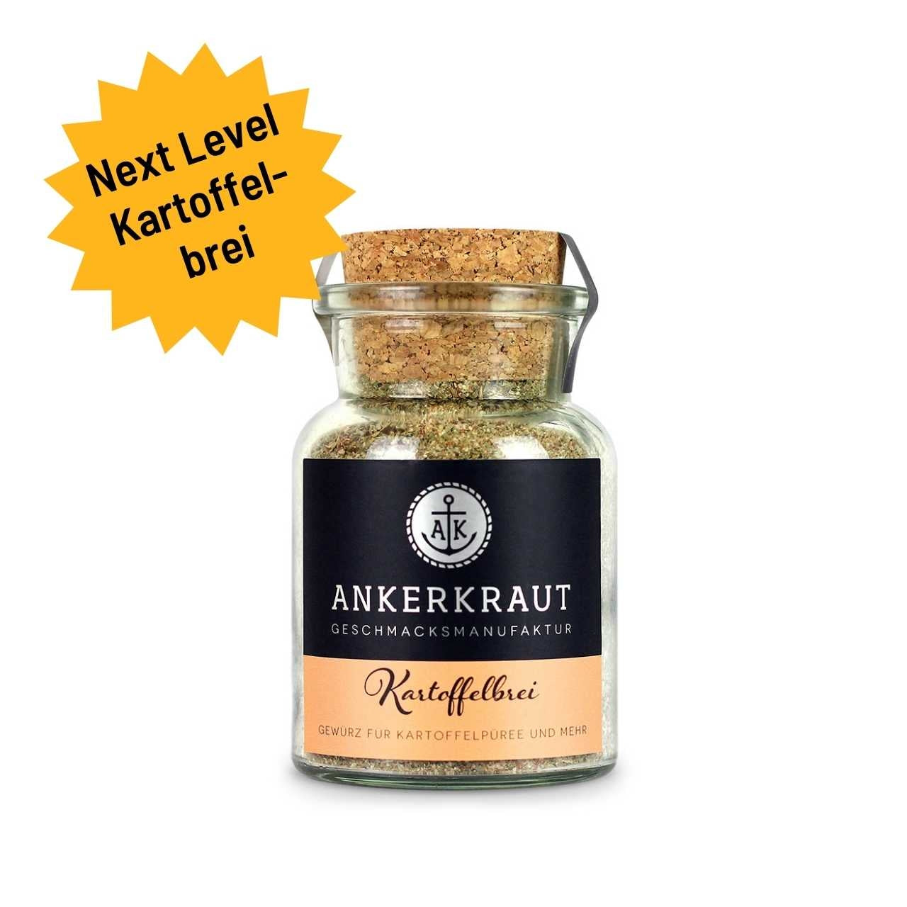 Ankerkraut Kartoffelbrei Gewürz, 80g Korkenglas