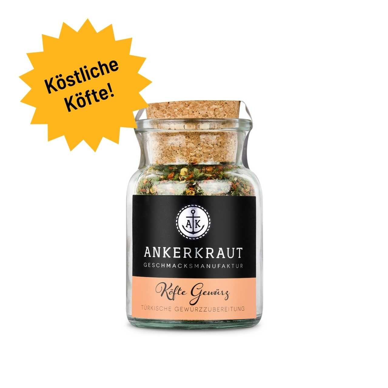 Ankerkraut Köfte Gewürz, 75g Korkenglas