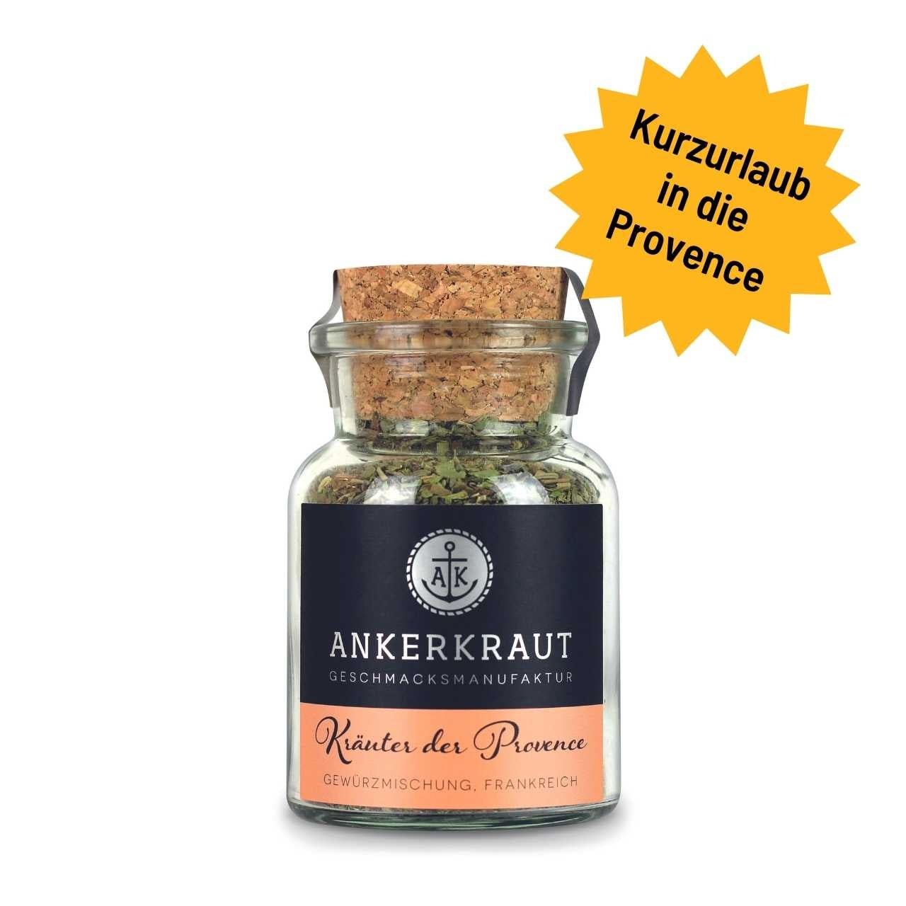 Ankerkraut Kräuter der Provence, 30g Korkenglas - Grillstar.deAnkerkraut Kräuter der Provence, 30g KorkenglasAnkerkrautGrillstar.de42603478903374260347890337