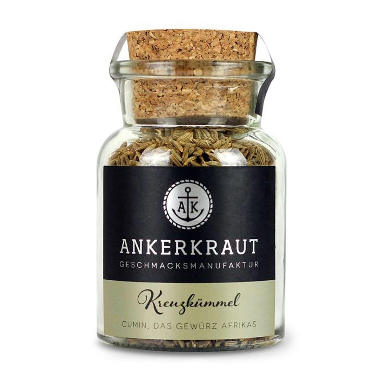 Ankerkraut Kreuzkümmel - ganz, 65g Korkenglas - Grillstar.deAnkerkraut Kreuzkümmel - ganz, 65g KorkenglasAnkerkrautGrillstar.de42603478909934260347890993