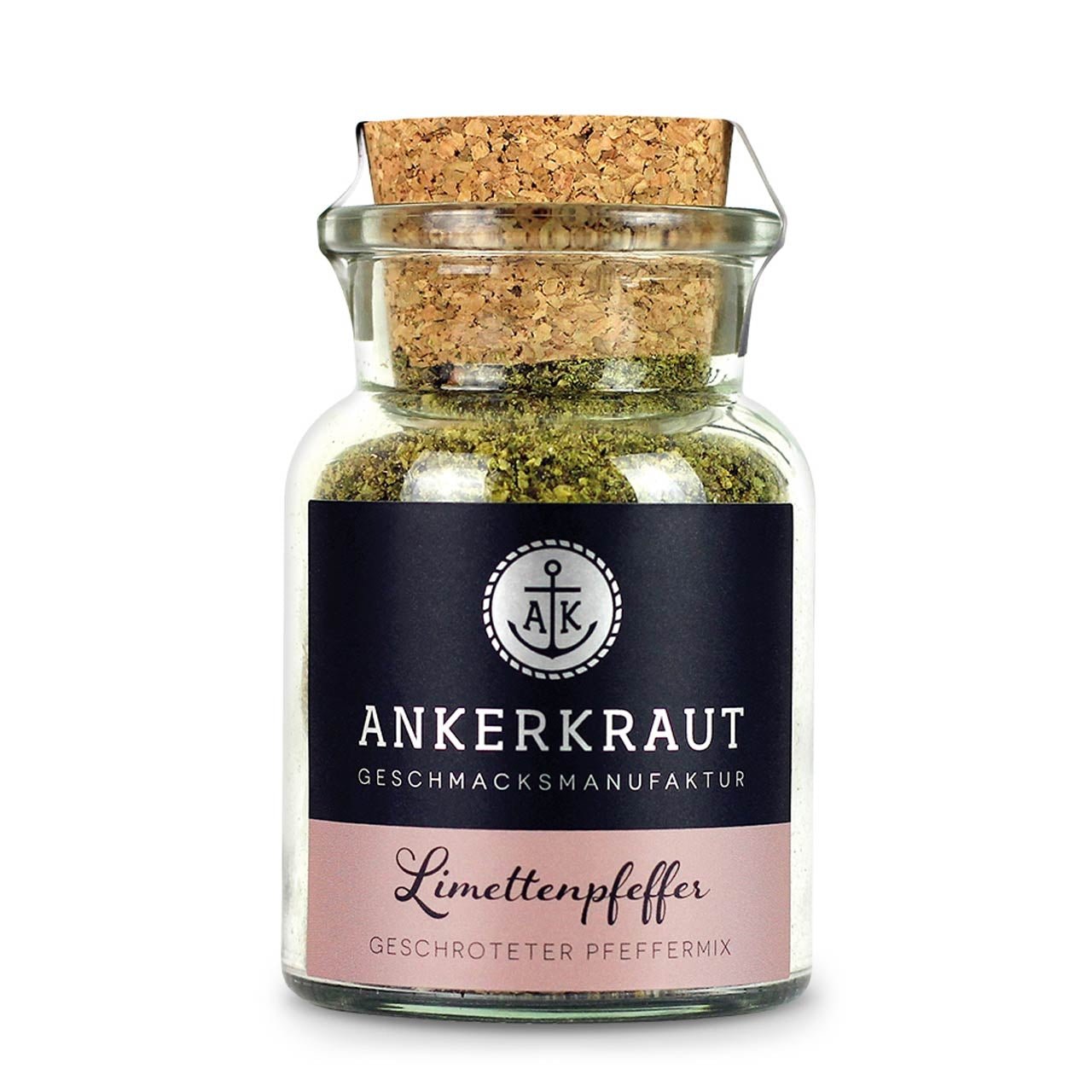 Ankerkraut Limettenpfeffer - grob, 75g Korkenglas - Grillstar.deAnkerkraut Limettenpfeffer - grob, 75g KorkenglasAnkerkrautGrillstar.de42603478905734260347890573