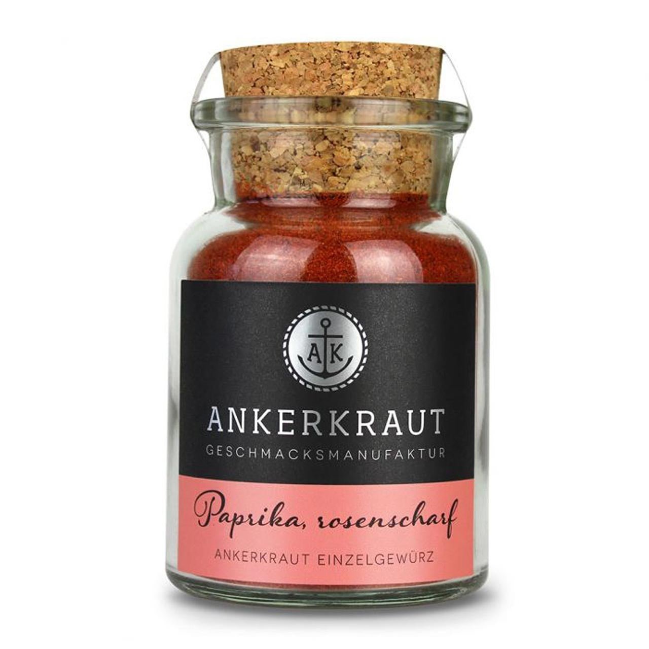 Ankerkraut Paprika rosenscharf, 60g Korkenglas - Grillstar.deAnkerkraut Paprika rosenscharf, 60g KorkenglasAnkerkrautGrillstar.de42605479951394260547995139