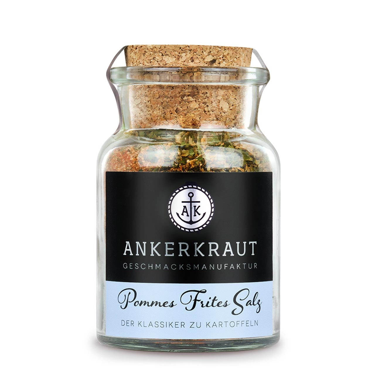 Ankerkraut Pommes Frites Salz, 130g Korkenglas