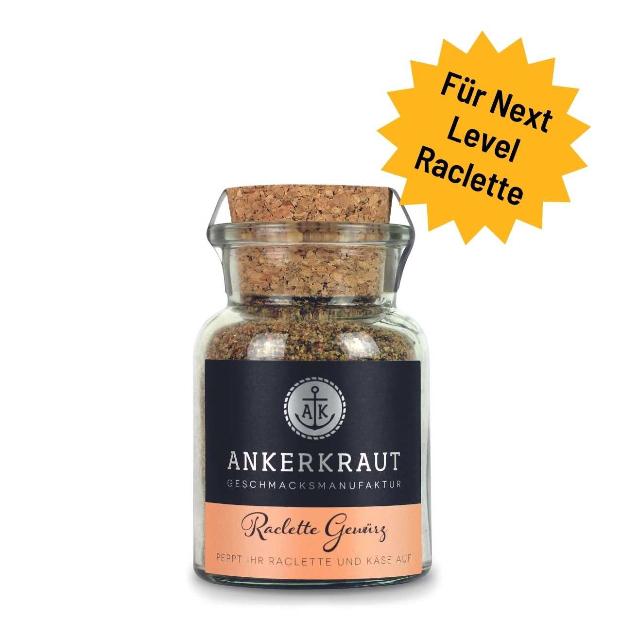 Ankerkraut Raclette Gewürz, 95g Korkenglas