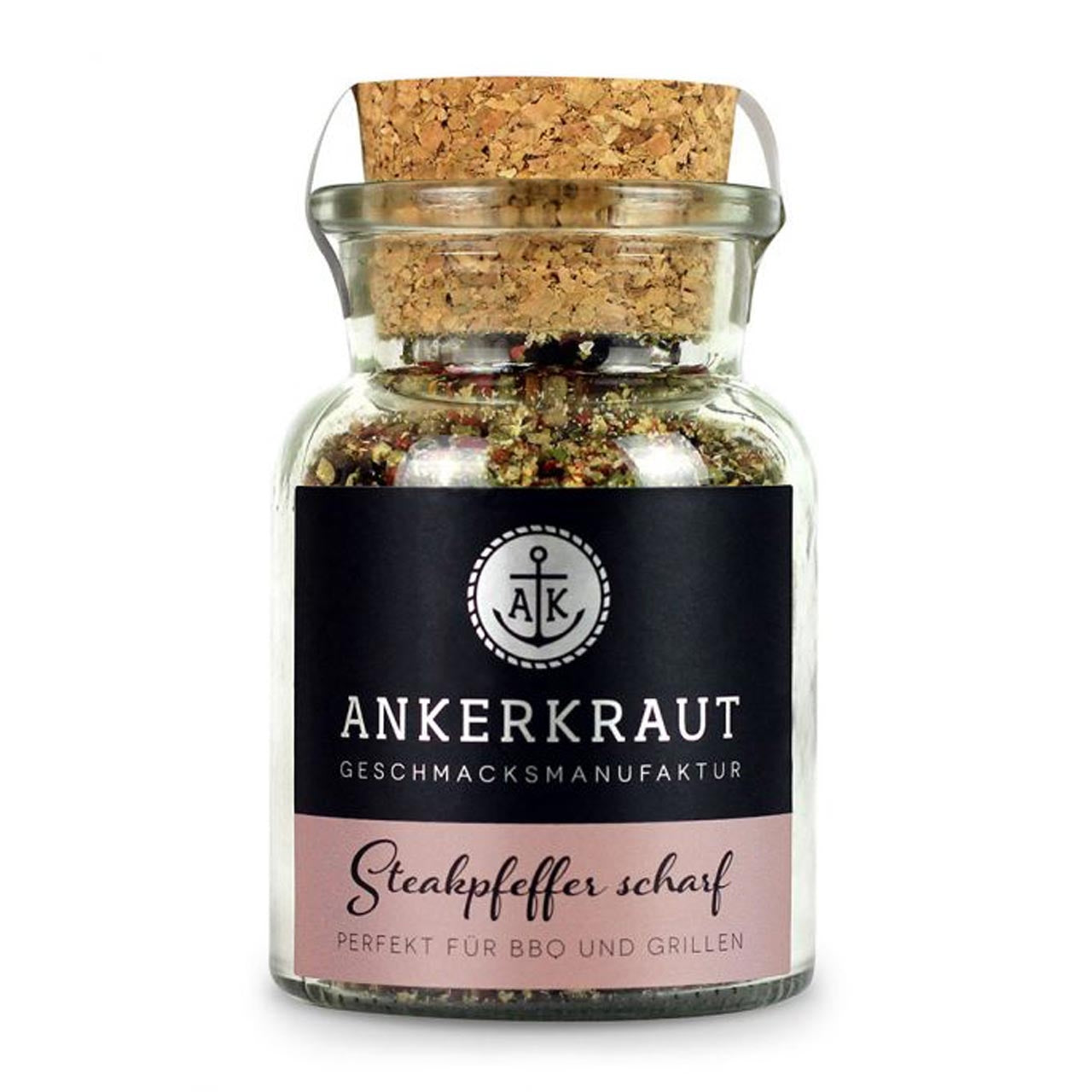 Ankerkraut Steakpfeffer scharf, 75g Korkenglas