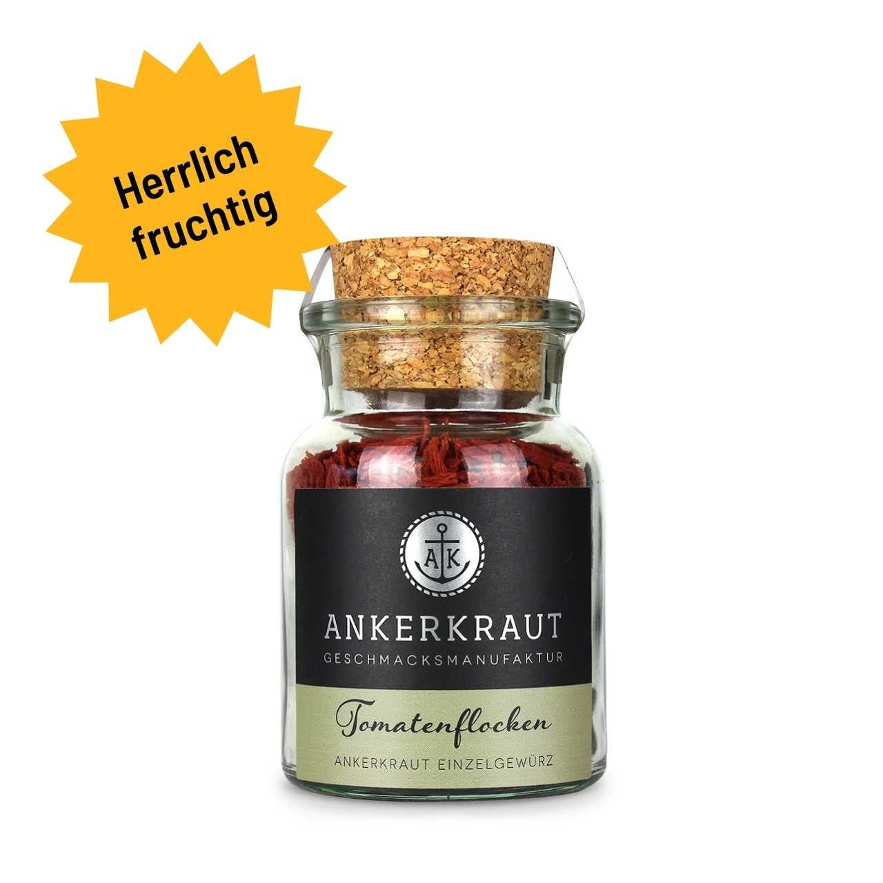 Ankerkraut Tomatenflocken, 55g Korkenglas