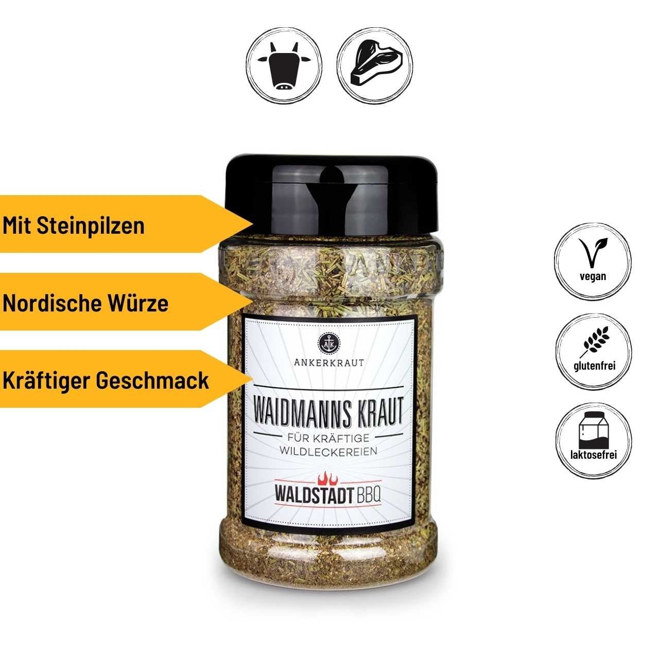 Ankerkraut Waidmanns Kraut - Grillstar.deAnkerkraut Waidmanns KrautAnkerkrautGrillstar.de40629880019874062988001987