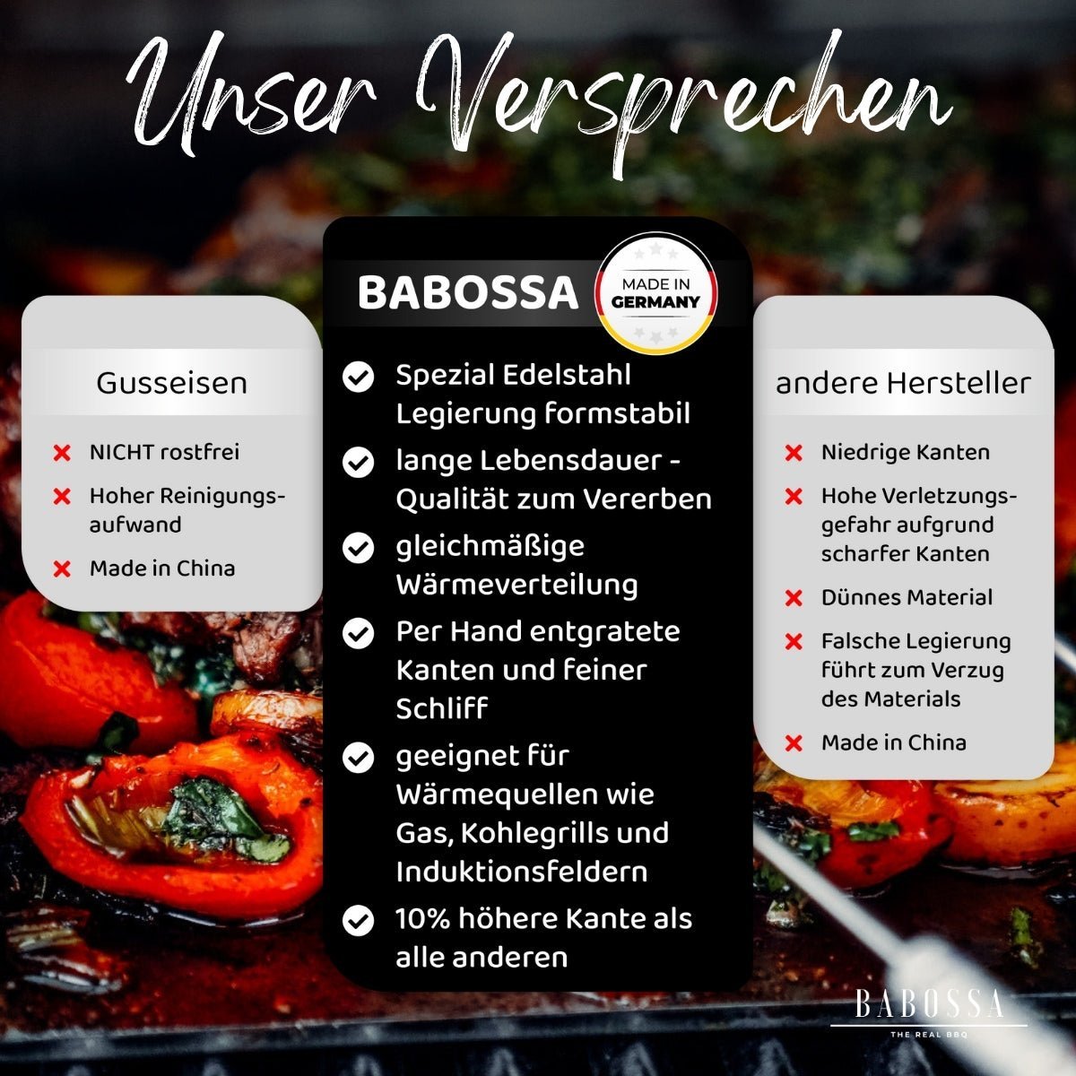 Babossa Plancha, Napoleon Rogue & Prestige PRO - Grillstar.deBabossa Plancha, Napoleon Rogue & Prestige PROBABOSSAGrillstar.de