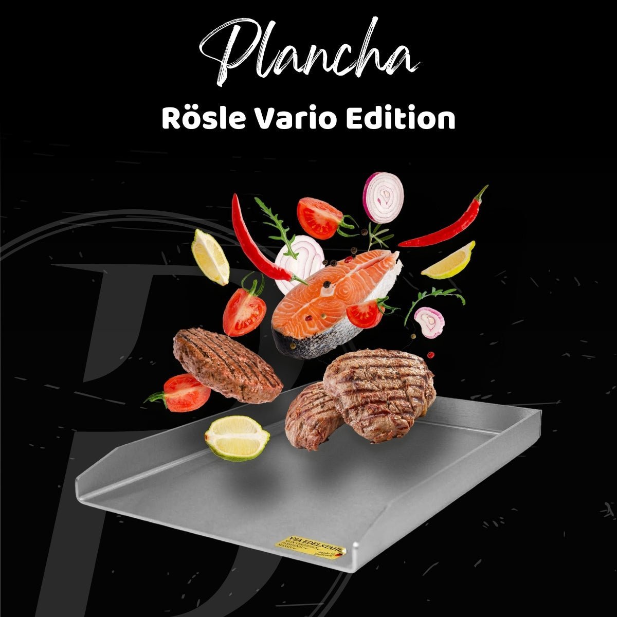 Babossa Plancha, Rösle Videro mit Vario für Videro, Allflame Hero & Epicflame - Grillstar.deBabossa Plancha, Rösle Videro mit Vario für Videro, Allflame Hero & EpicflameBABOSSAGrillstar.de