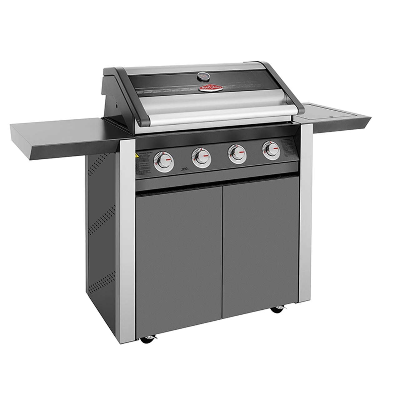 BeefEater 1600E Serie - 4 Brenner Grillwagen inkl. Seitenbrenner