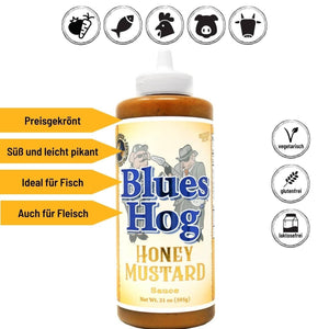 Blues Hog Honey Mustard Sauce, Squeeze Flasche - Grillstar.deBlues Hog Honey Mustard Sauce, Squeeze FlascheBlues HogGrillstar.deBH1302760665591000190
