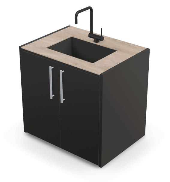 Brabura CT 90 Waschbeckenmodul - Grillstar.deBrabura CT 90 WaschbeckenmodulBraburaGrillstar.de