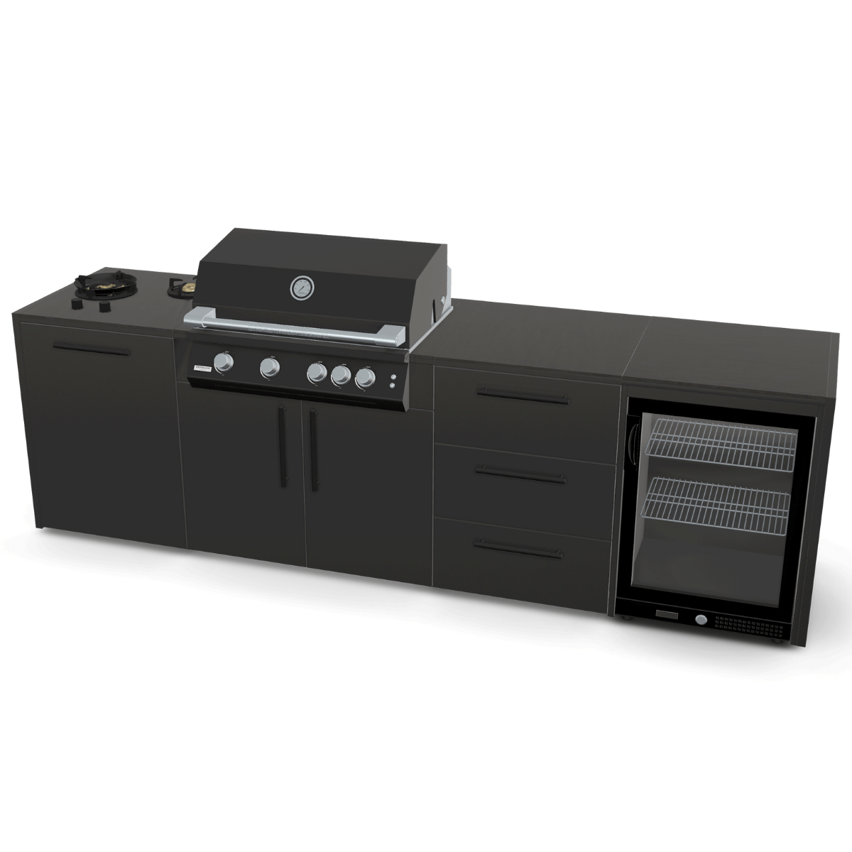 Brabura The Backyard TWO All Black - Grillstar.deBrabura The Backyard TWO All BlackBraburaGrillstar.de