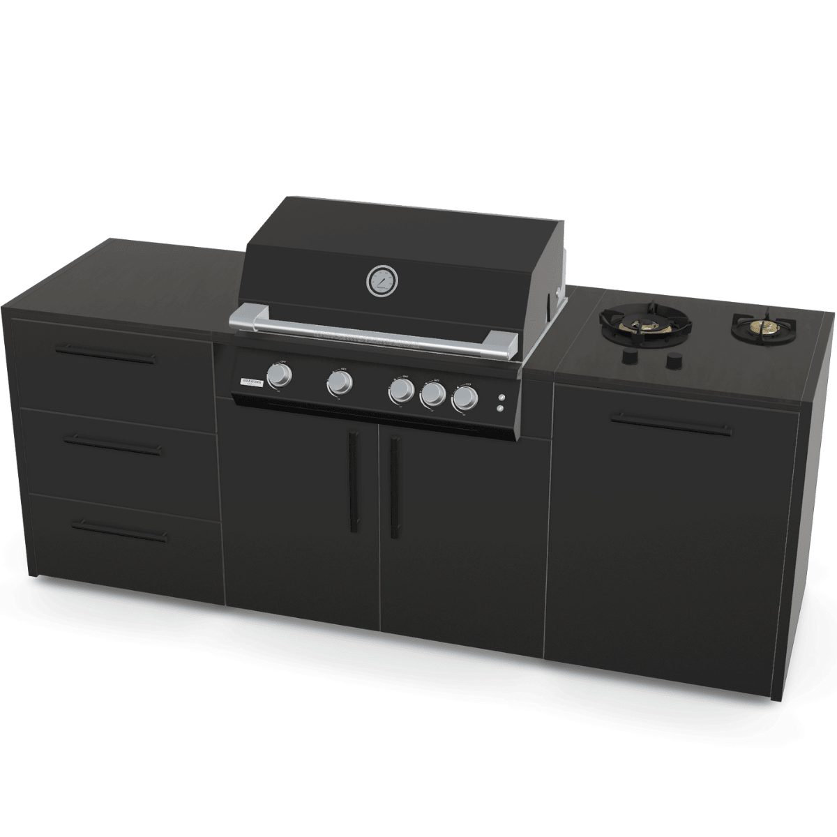 Brabura The Urban TWO All Black - Grillstar.deBrabura The Urban TWO All BlackBraburaGrillstar.de