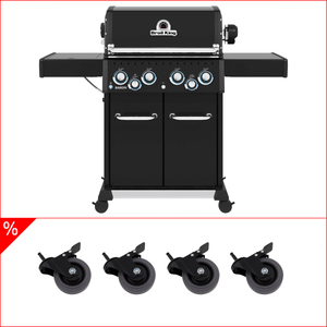 Broil King Baron 490 IR Shadow inkl. Premium Lenkrollen, Drehspieß & Infrarot - Seitenbrenner - Grillstar.deBroil King Baron 490 IR Shadow inkl. Premium Lenkrollen, Drehspieß & Infrarot - SeitenbrennerGrillbundleBroil KingGrillstar.de