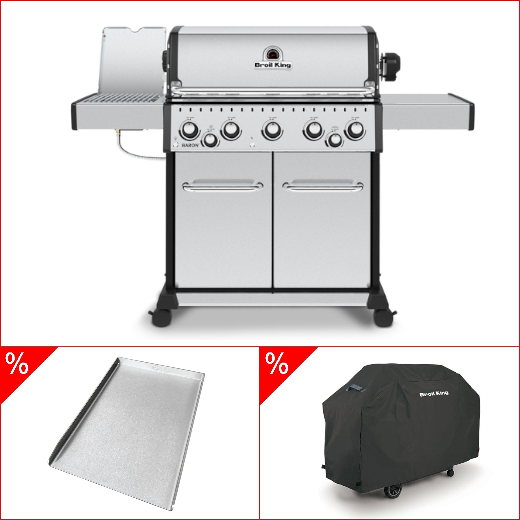 Broil King Baron S 590 IR inkl. Drehspieß, Abdeckhaube & Babossa Edelstahl Plancha - Grillstar.deBroil King Baron S 590 IR inkl. Drehspieß, Abdeckhaube & Babossa Edelstahl PlanchaBroil KingGrillstar.de876982_67488_P_S_BK_BC