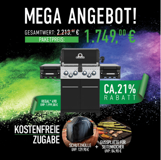 Broil King Regal 490 Bundle inkl. Gussplatte & Abdeclhaube - Grillstar.deBroil King Regal 490 Bundle inkl. Gussplatte & AbdeclhaubeGrillbundleBroil KingGrillstar.de