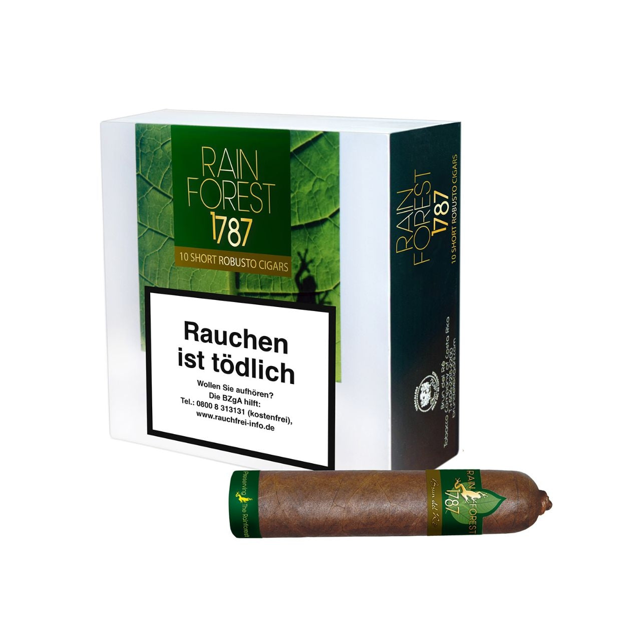 Brun del Ré - 1787 Rain Forest Short Robusto - Costa Rica