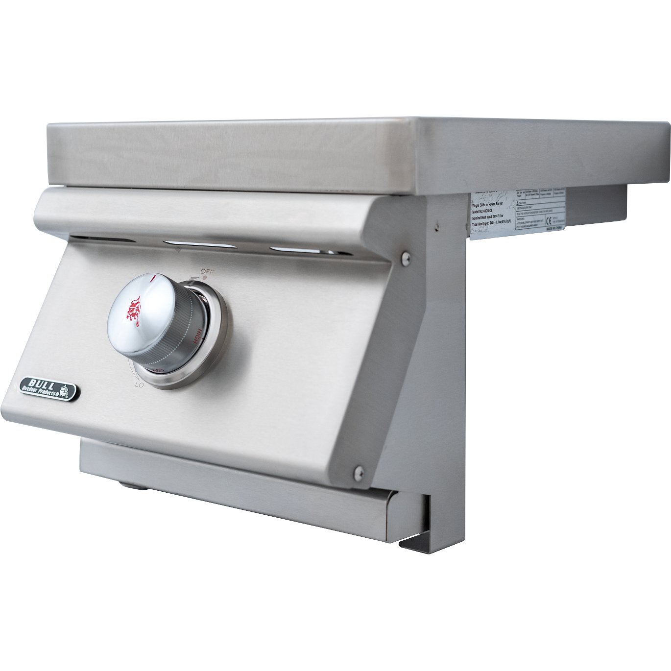 Bull Seitenbrenner Pro mit drehbarem Rost Built - In - Grillstar.deBull Seitenbrenner Pro mit drehbarem Rost Built - InBullGrillstar.deBU60018CE