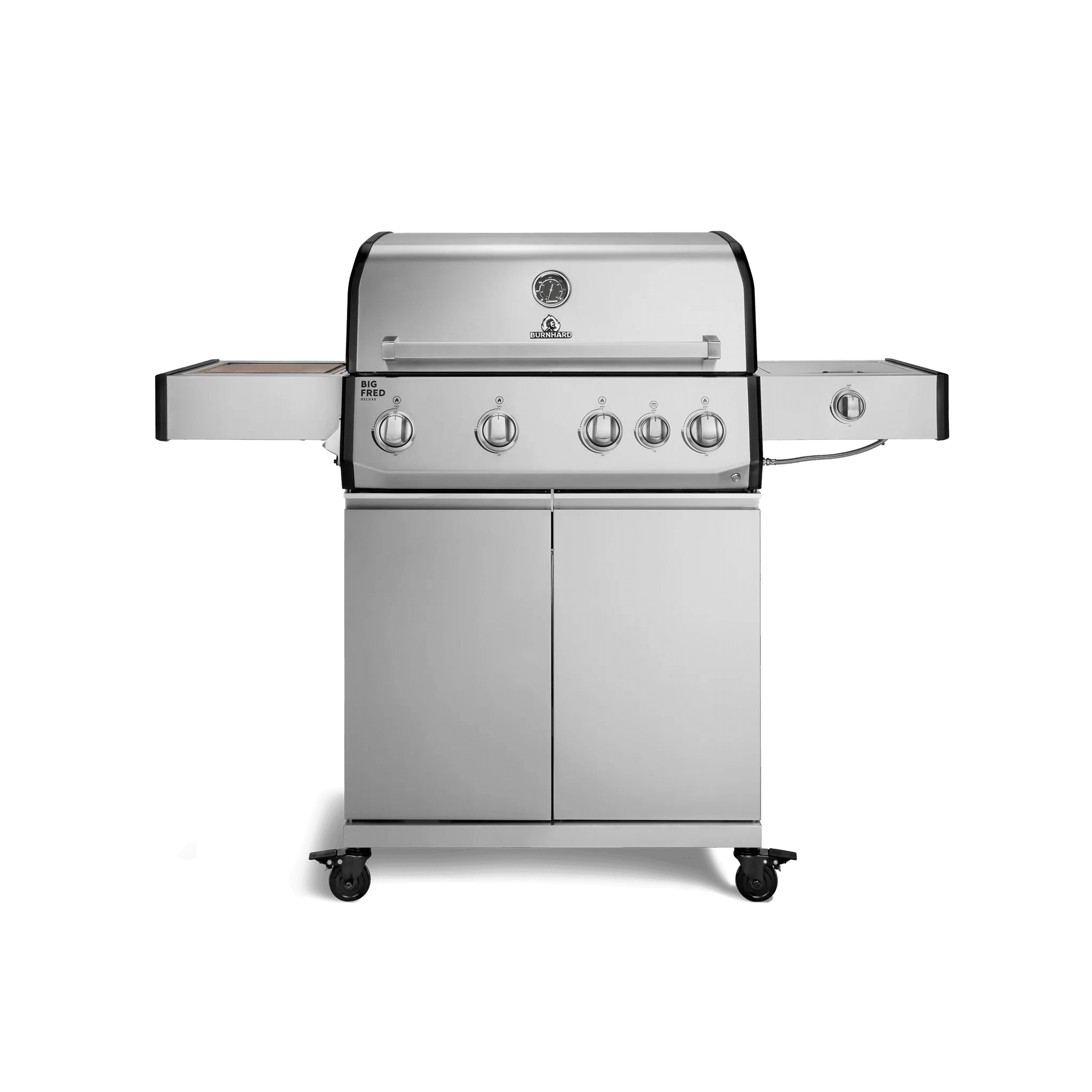 Burnhard Big FRED Deluxe Gasgrill Edelstahl 4 - Brenner mit Edelstahlrost Series 4 - Grillstar.deBurnhard Big FRED Deluxe Gasgrill Edelstahl 4 - Brenner mit Edelstahlrost Series 4BurnhardGrillstar.de
