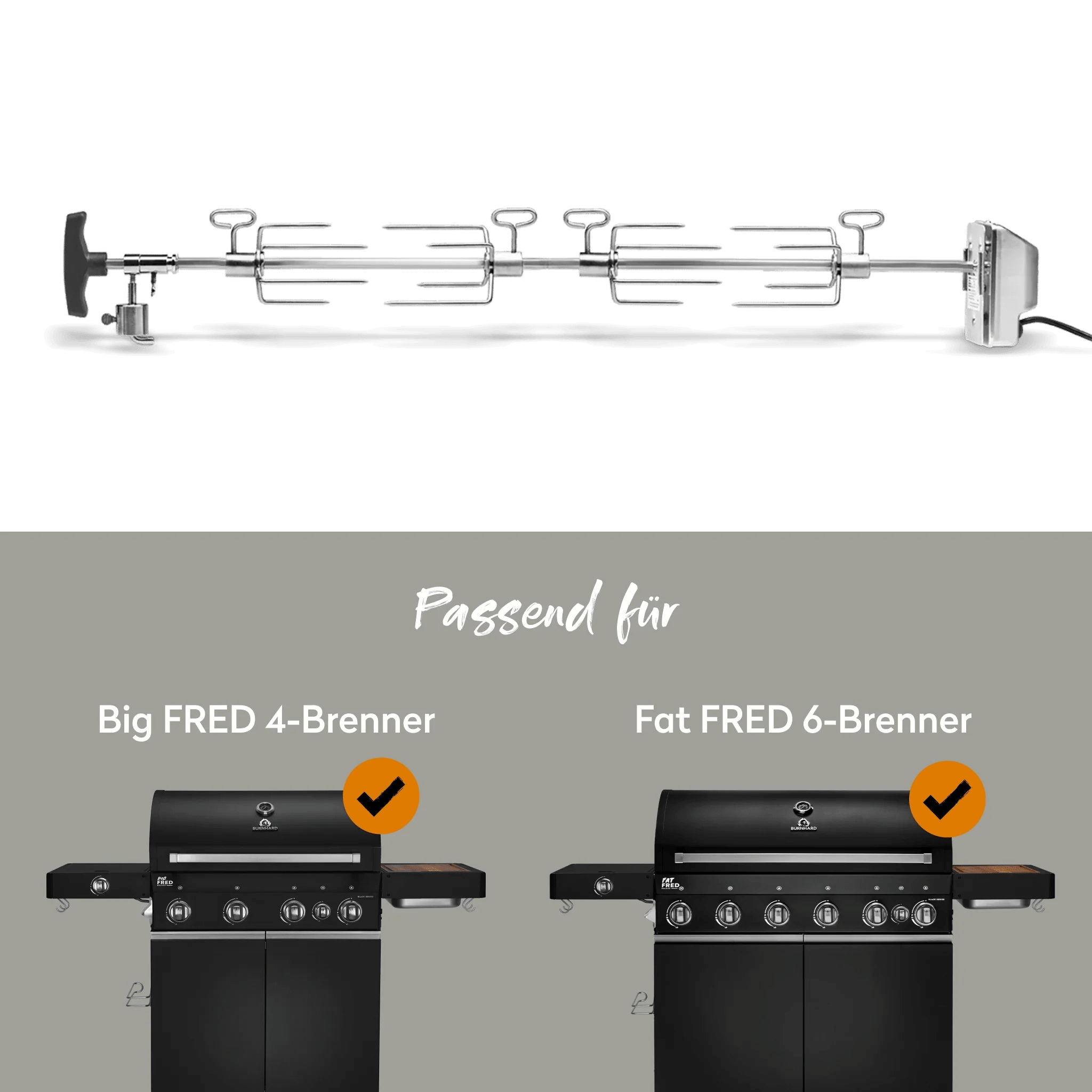 Burnhard Drehspieß Big FRED & Fat FRED - Grillstar.deBurnhard Drehspieß Big FRED & Fat FREDGrillzubehörBurnhardGrillstar.de