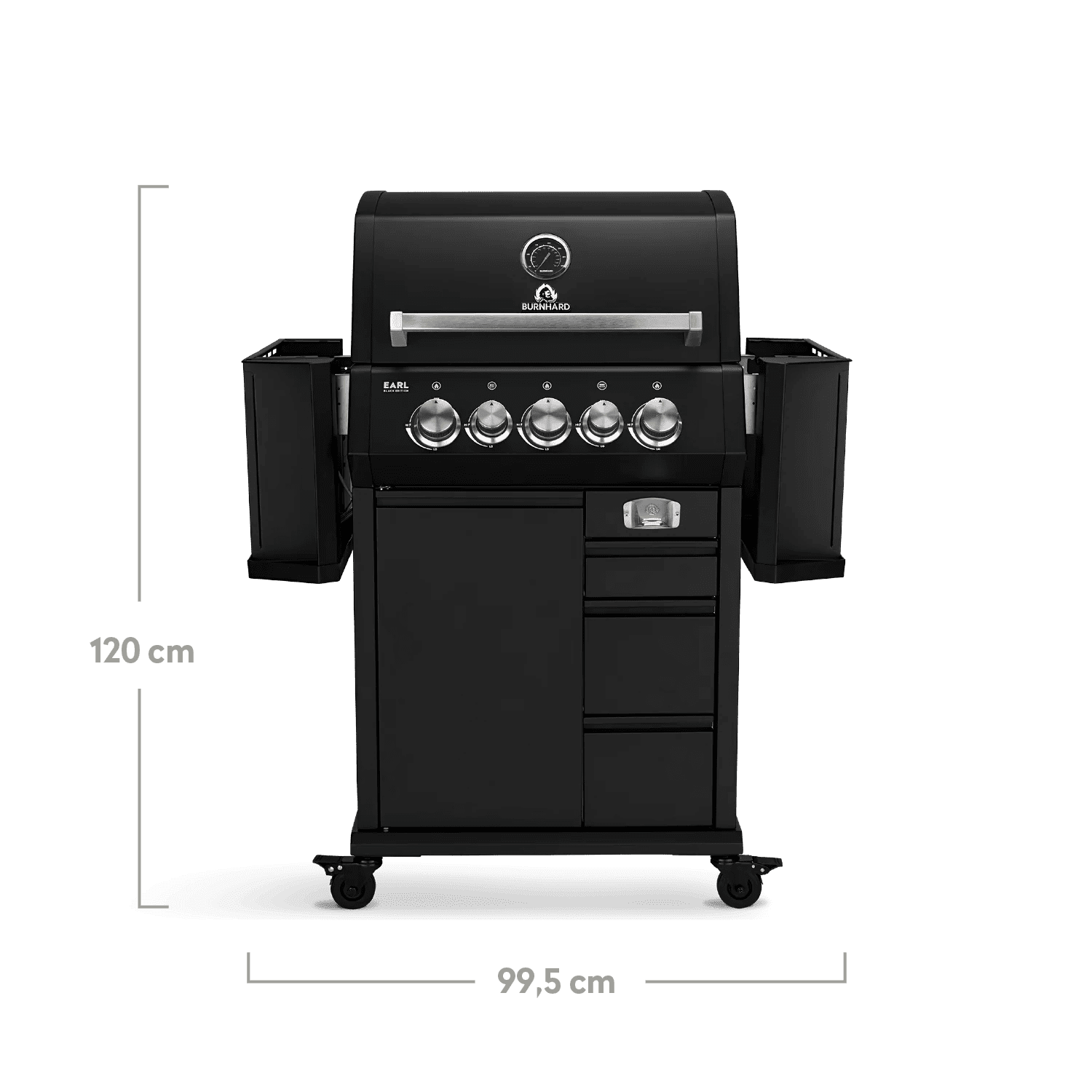 Burnhard EARL Premium - Gasgrill 3 - Brenner Black Edition mit Edelstahlrost - Grillstar.deBurnhard EARL Premium - Gasgrill 3 - Brenner Black Edition mit EdelstahlrostGrillBurnhardGrillstar.de