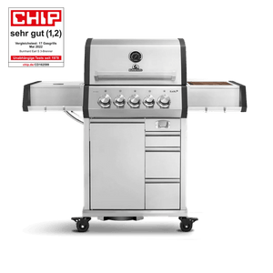 Burnhard EARL Premium - Gasgrill 3 - Brenner Edelstahl mit Gusseisenrost - Grillstar.deBurnhard EARL Premium - Gasgrill 3 - Brenner Edelstahl mit GusseisenrostGrillBurnhardGrillstar.de