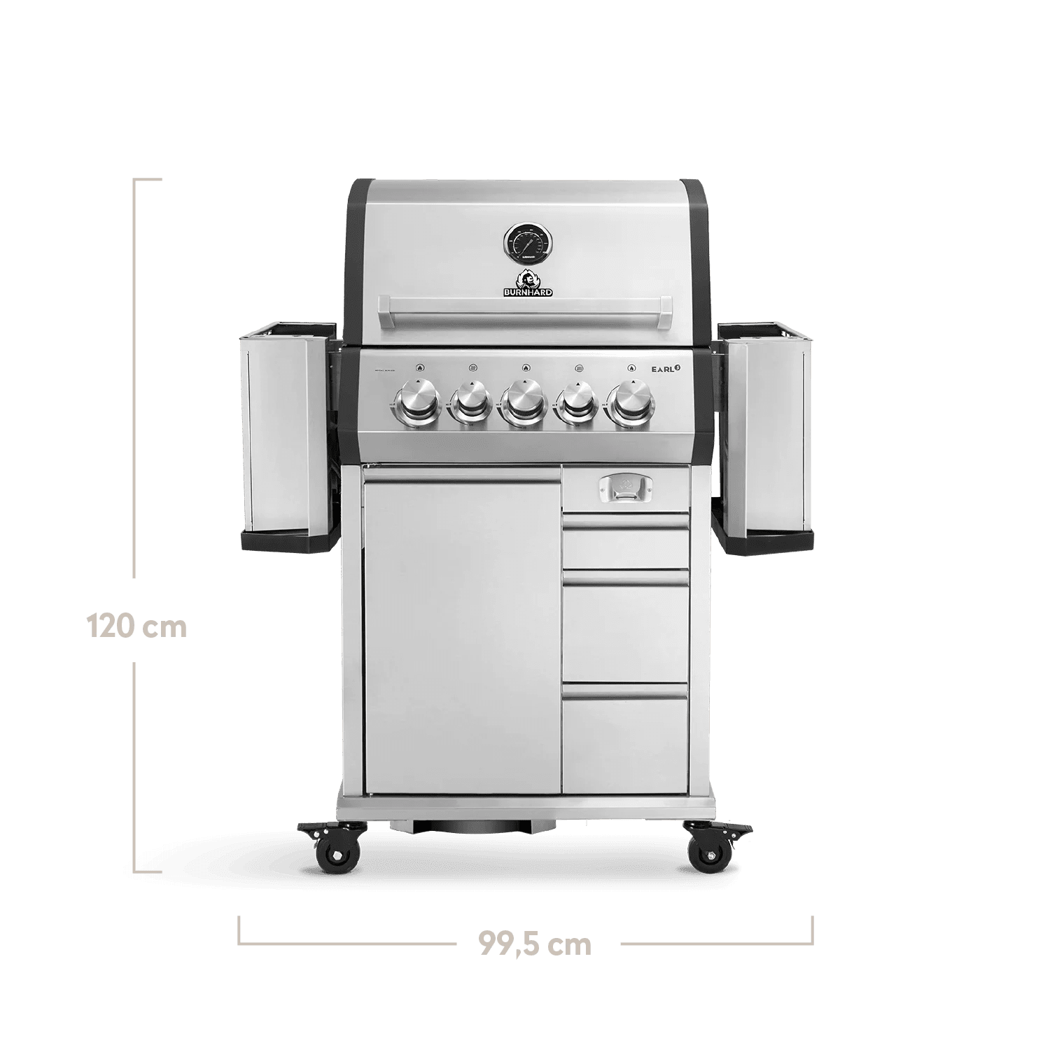 Burnhard EARL Premium - Gasgrill 3 - Brenner Edelstahl mit Gusseisenrost - Grillstar.deBurnhard EARL Premium - Gasgrill 3 - Brenner Edelstahl mit GusseisenrostGrillBurnhardGrillstar.de