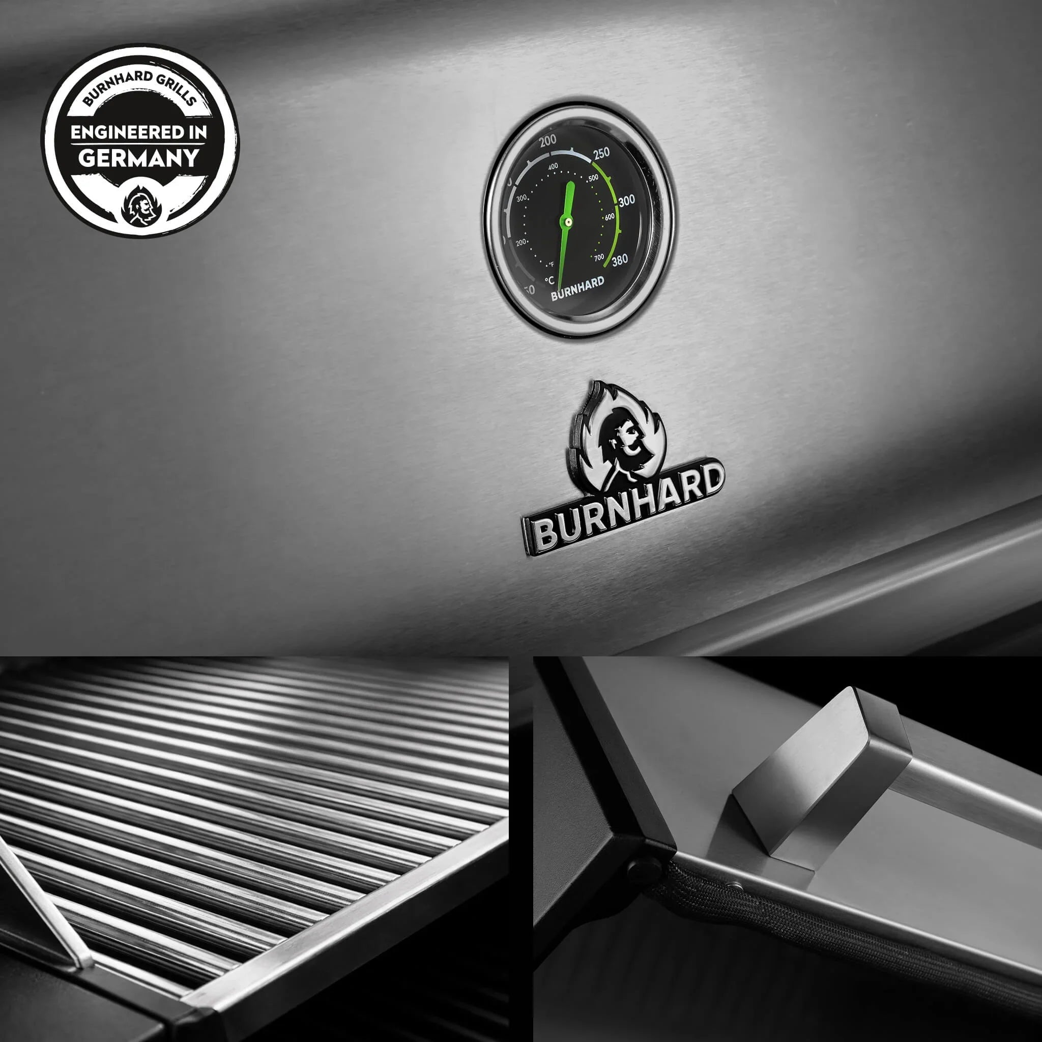 Burnhard FRED Deluxe Gasgrill 3 - Brenner Edelstahl mit Gusseisenrost Series 4 - Grillstar.deBurnhard FRED Deluxe Gasgrill 3 - Brenner Edelstahl mit Gusseisenrost Series 4BurnhardGrillstar.de