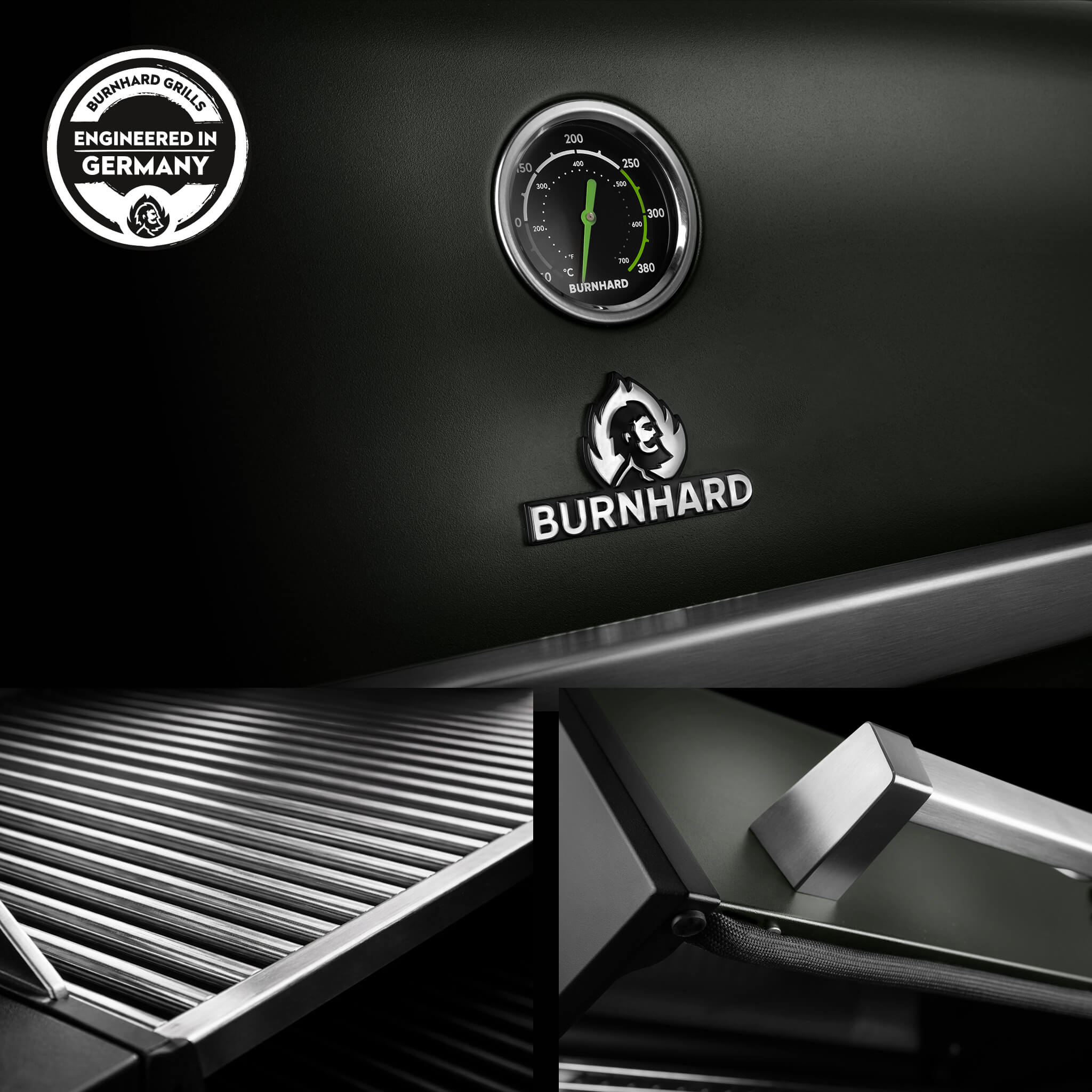Burnhard FRED Deluxe Gasgrill 3 - Brenner Green Edition mit Edelstahlrost Series 4 - Grillstar.deBurnhard FRED Deluxe Gasgrill 3 - Brenner Green Edition mit Edelstahlrost Series 4BurnhardGrillstar.de