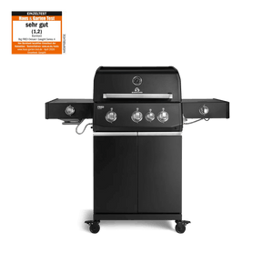 Burnhard FRED Deluxe+ Schwarz mit Edelstahlrosten - Grillstar.deBurnhard FRED Deluxe+ Schwarz mit EdelstahlrostenGrillBurnhardGrillstar.de